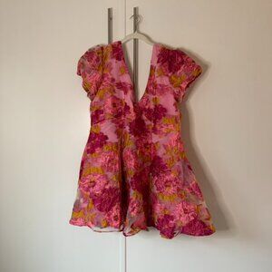 Showpo Brailey Jacquard Mini Dress